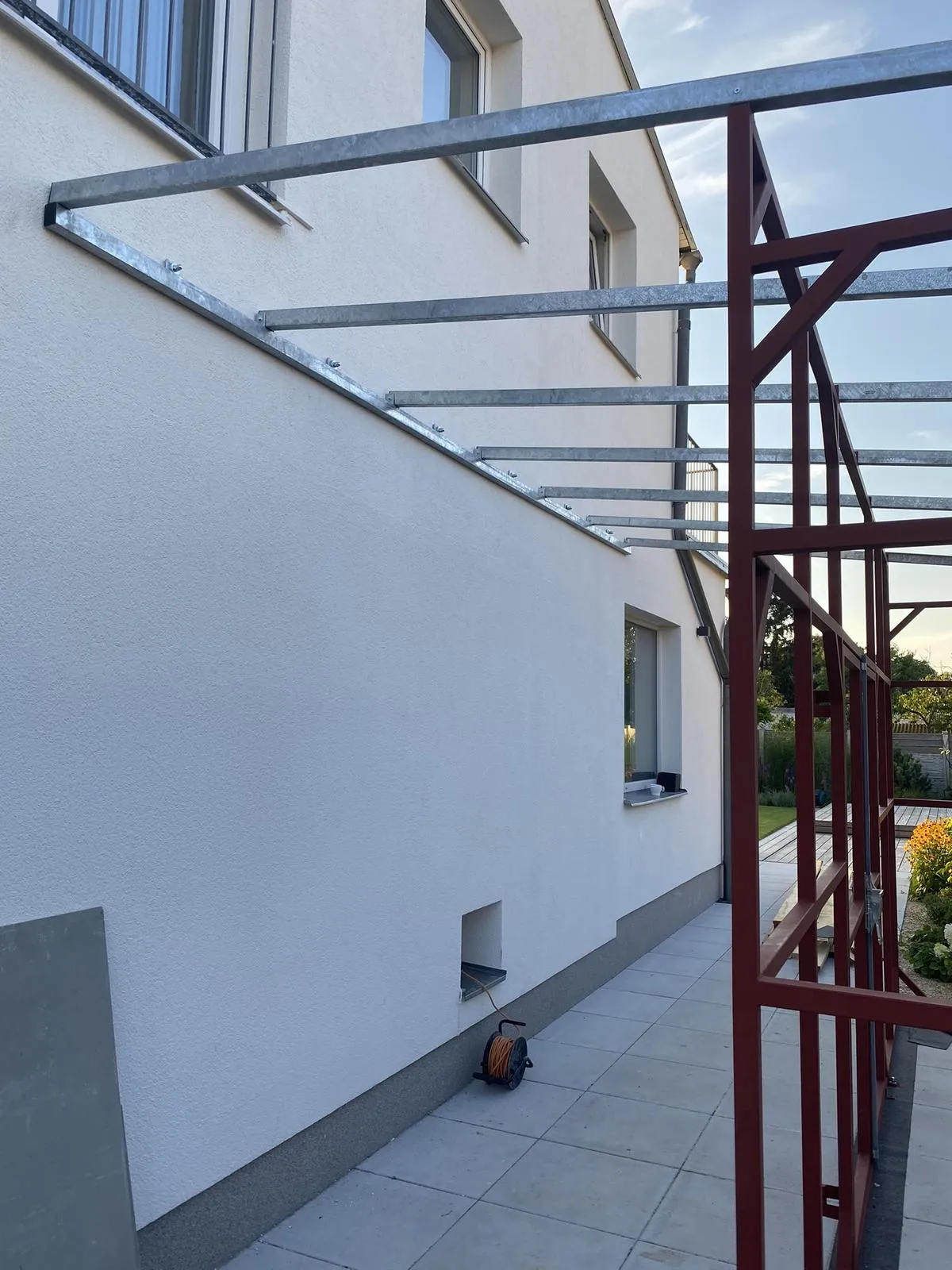 Ocelová konstrukce zahradní stavby, Hradec Králové — foto 1, Hradec Králové