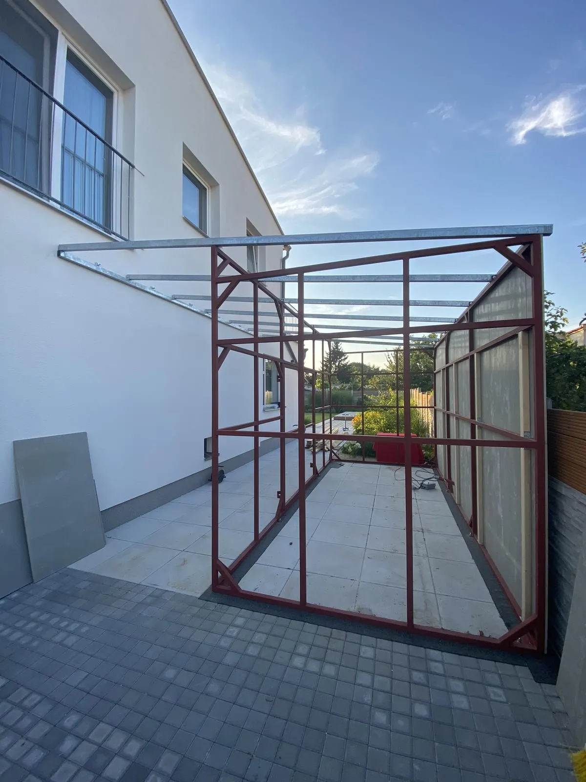 Ocelová konstrukce zahradní stavby, Hradec Králové — foto 2, Hradec Králové