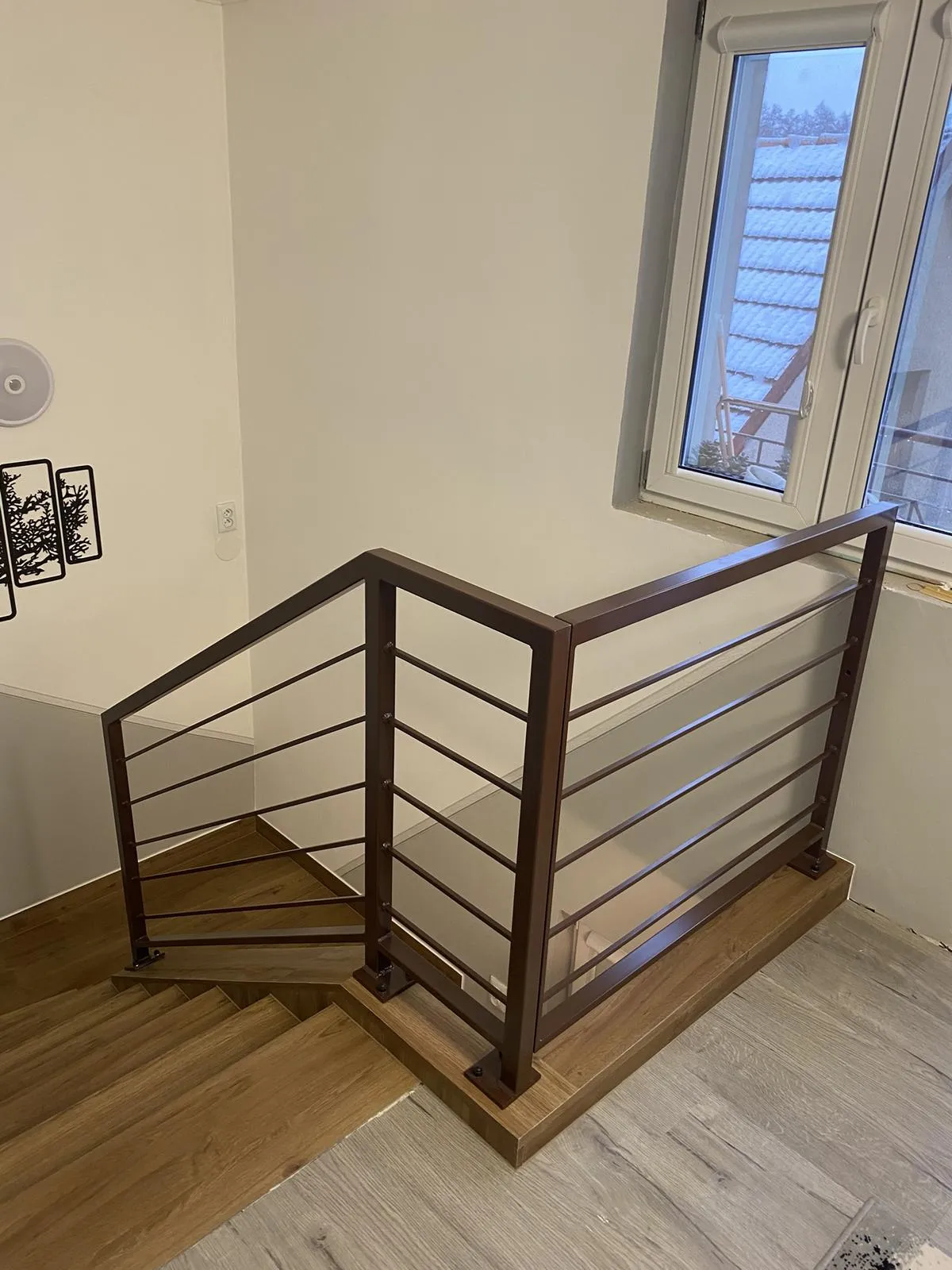 Interiérové ocelové zábradlí, Litošice — foto 2, Litošice