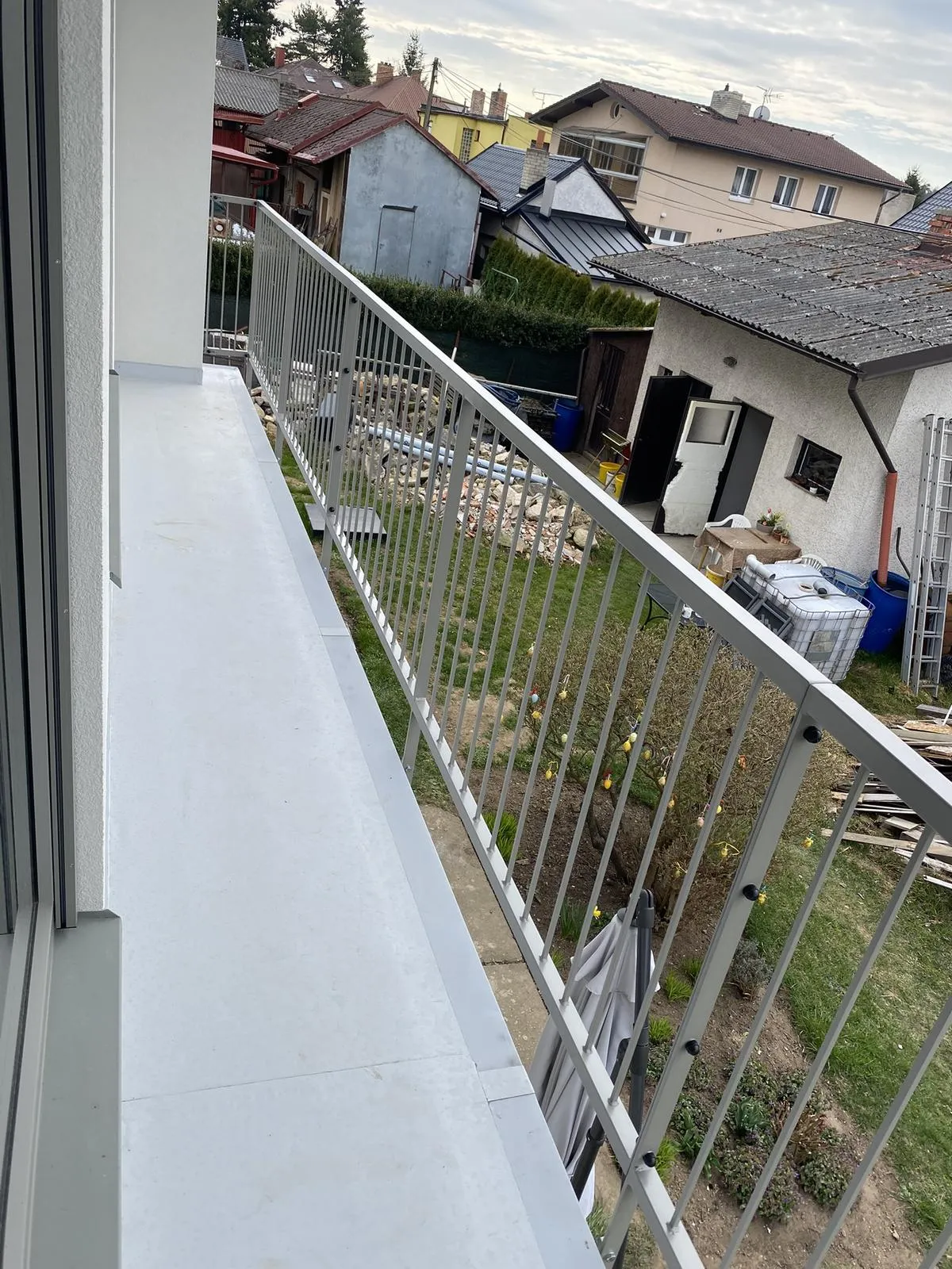 Exteriérové ocelové zábradlí, Postupice — foto 1, Postupice