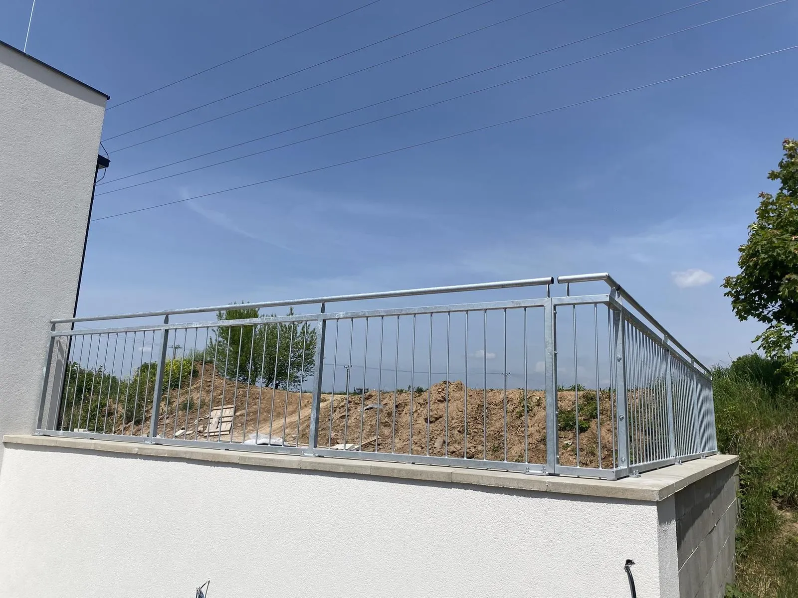 Exteriérové ocelové zábradlí, Předměřice nad Labem — foto 1, Předměřice nad Labem